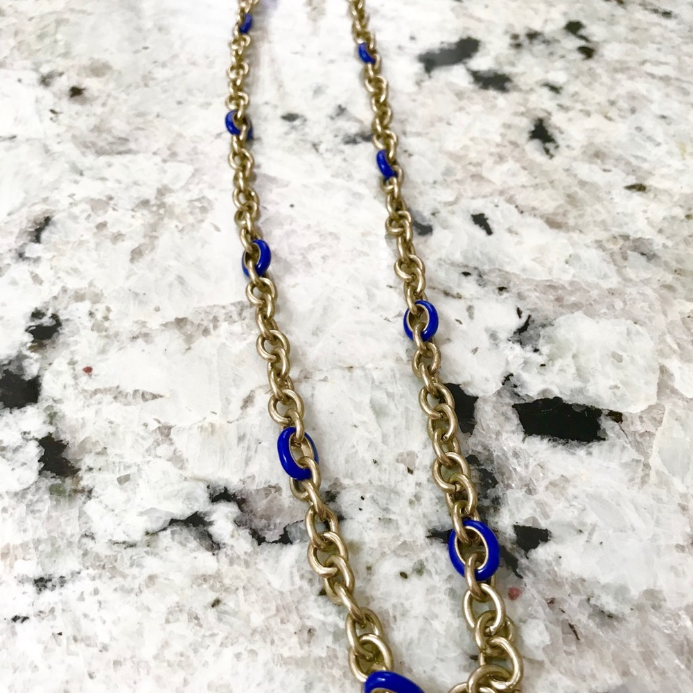 J. CREW Antique Goldtone Chunky Necklace NWT